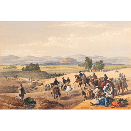 730 - After James Atkinson (British, 1780-1852) - Sketches in Afghanistan - Album of twenty-five colour li... 