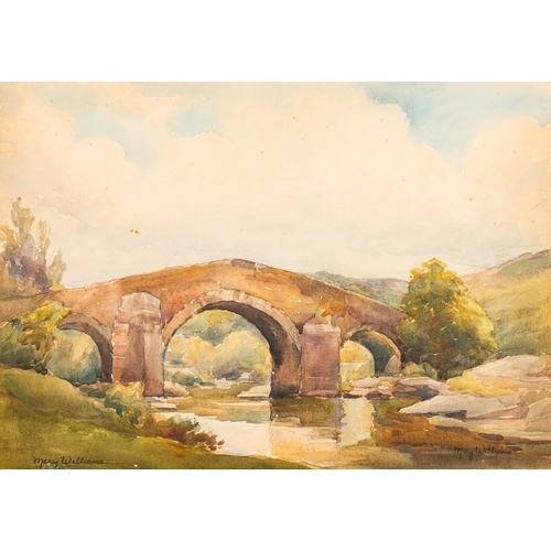 769 - *Mary Williams RWA (British, 1911 - 2004) - Huccaby Bridge, River West Dart, Dartmoor and other view... 