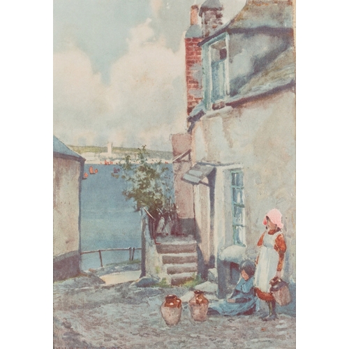 801 - Bagot (20th Century) - Seaside cottage - Oil on board - 27 x 32cm - Signed lower right - Together wi... 