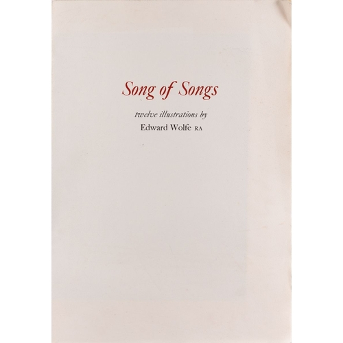 130 - *Edward Wolfe RA (South African/ British, 1897-1982) - Complete set of illustrations for the 'Song o... 