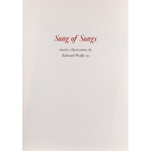 131 - *Edward Wolfe RA (South African/ British, 1897-1982) - Complete set of illustrations for the 'Song o... 