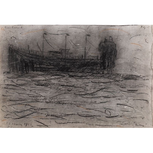 143 - Manner of Laurence Stephen Lowry (British, 1887-1976) - Street and other scenes, and a family portra... 