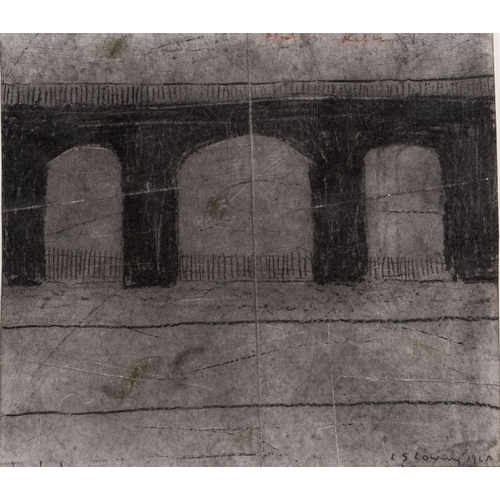 143 - Manner of Laurence Stephen Lowry (British, 1887-1976) - Street and other scenes, and a family portra... 