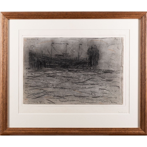 143 - Manner of Laurence Stephen Lowry (British, 1887-1976) - Street and other scenes, and a family portra... 