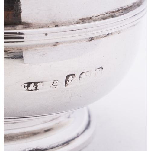 36 - A mixed group of silver including; an Elizabeth II silver sauce boat by Barker Ellis Silver Co, Birm... 