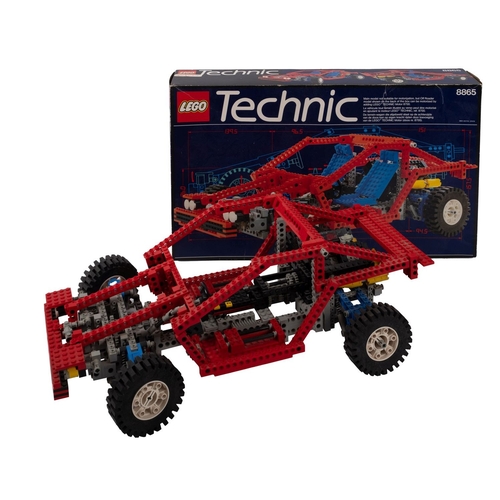 1034 - Lego Technic Set 8865, Test Car, part built with box and instructions, ( appears incomplete)