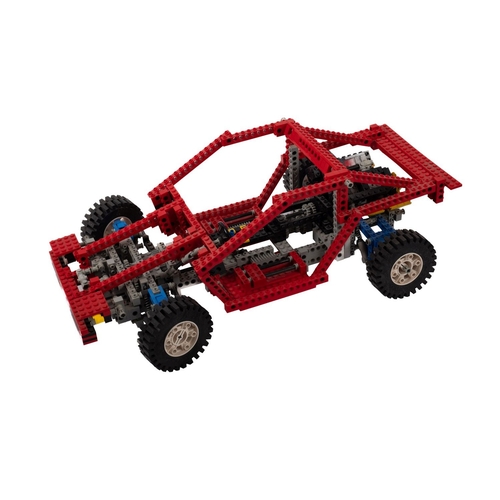 1034 - Lego Technic Set 8865, Test Car, part built with box and instructions, ( appears incomplete)