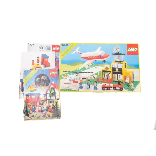 1056 - Legoland Set No .6392 Classic Town Airport. the loose pieces bagged with instructions in original bo... 