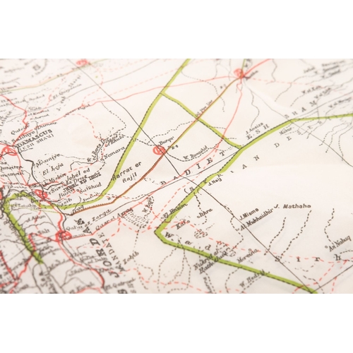 165 - Eight RAF silk maps, comprising two 'Alexandria-Torbruck' second edition and six 'Cyprus' (3)