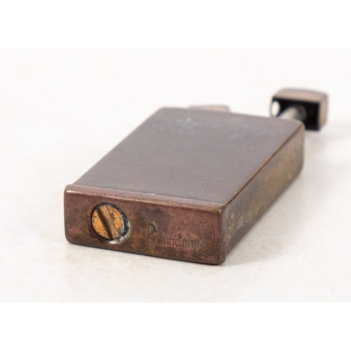 186 - An early 20th century Short and Mason Aurapole brass cased pocket compass. The case opening to revea... 