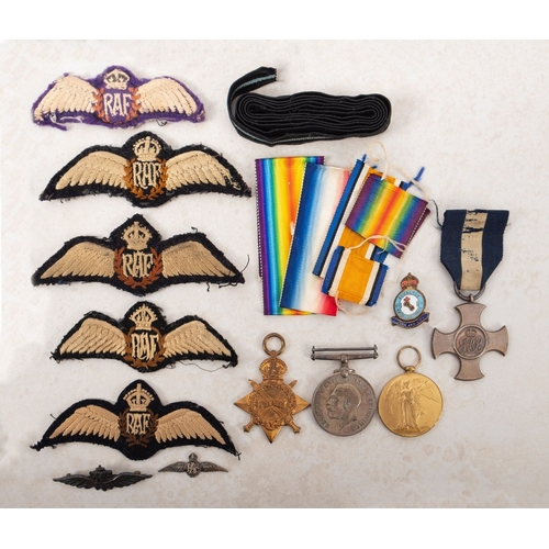 207 - Wing Commander Arthur Bruce Gaskell. DSC (1888-1927) A DSC group of four medals. Comprising a George... 