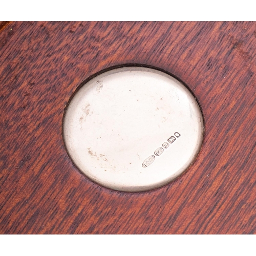 45 - A mixed group of silver including; an Elizabeth II silver and mahogany quaiche by Isle of Mull Silve... 