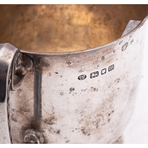 45 - A mixed group of silver including; an Elizabeth II silver and mahogany quaiche by Isle of Mull Silve... 