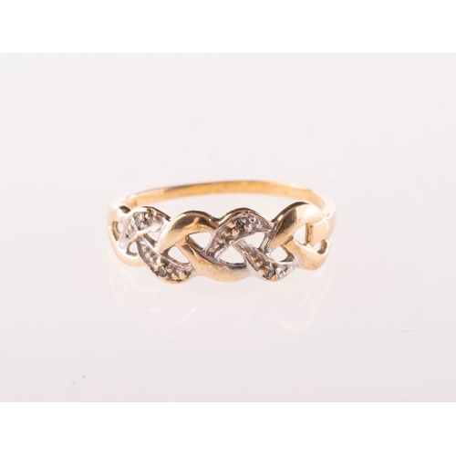 378 - Roldor, a 9K gold lady's wristwatch the silvered cushion dial having Arabic numerals, gold hands and... 