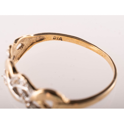 378 - Roldor, a 9K gold lady's wristwatch the silvered cushion dial having Arabic numerals, gold hands and... 