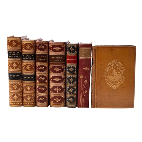 100 - BINDINGS. A group of 7 prize bindings, including GUERBER, H. A. Myths of the Norsemen; The Myths of ... 