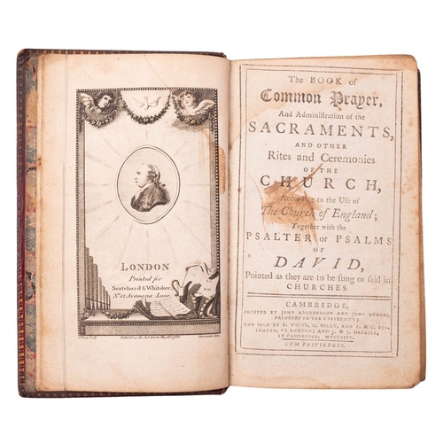 103 - BOOK OF COMMON PRAYER. The Book of Common Prayer, and Administration of the Sacraments..., Cambridge... 
