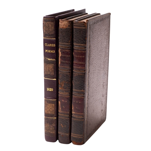 116 - CLARE, John. The Village Minstrel, and Other Poems, 1st edition, 2 vols., London: Printed for Taylor... 