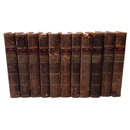 117 - CROISSET, Juan and ISLA, José Francisco de (transl.). Año Cristiano o Exercicios Devotos para Todos ... 