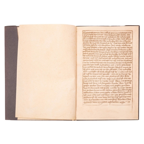 118 - DAS PUCH VON DEM ENTKRIST. [Blockbücher I, facsimile of the C15th block book], Leipzig: Insel-Verlag... 