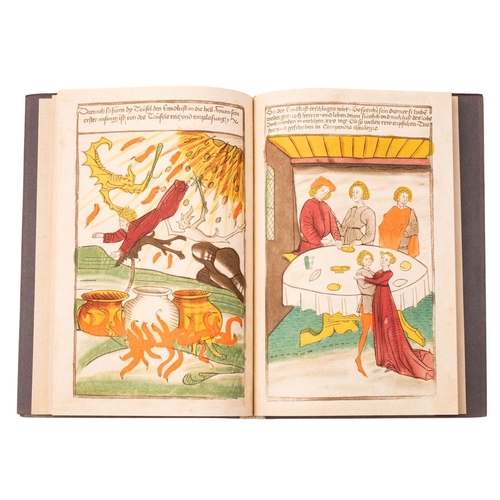 118 - DAS PUCH VON DEM ENTKRIST. [Blockbücher I, facsimile of the C15th block book], Leipzig: Insel-Verlag... 