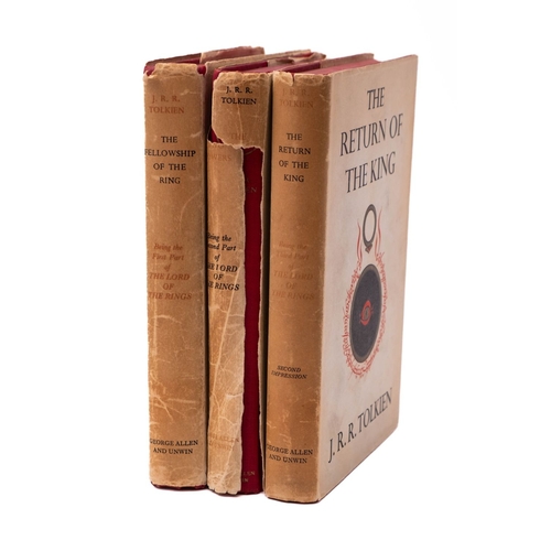 472 - TOLKIEN, J. R. R. The Lord of the Rings, 3 vols. (5th, 4th, 2nd impressions), London: George Allen &... 
