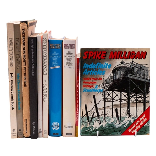 61 - MONTY PYTHON. Monty Python and the Holy Grail (Book), London: Eyre Methuen Ltd., 1977, orig. silver-... 