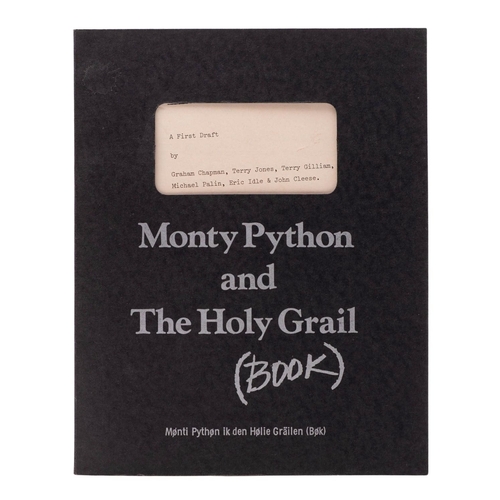 61 - MONTY PYTHON. Monty Python and the Holy Grail (Book), London: Eyre Methuen Ltd., 1977, orig. silver-... 
