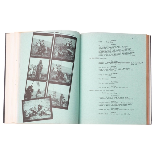 61 - MONTY PYTHON. Monty Python and the Holy Grail (Book), London: Eyre Methuen Ltd., 1977, orig. silver-... 