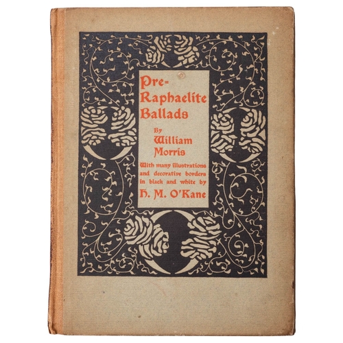 62 - MORRIS, William. Pre-Raphaelite Ballads, New York: A. Wessels Co., 1900, numbered 53/500, illustrate... 