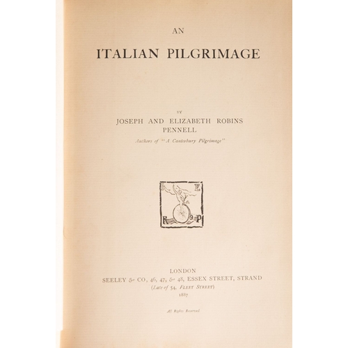 63 - PENNELL, Joseph (illust.). Eleven illustrated works, including: PENNELL, E. R. & J. The Whistler Jou... 