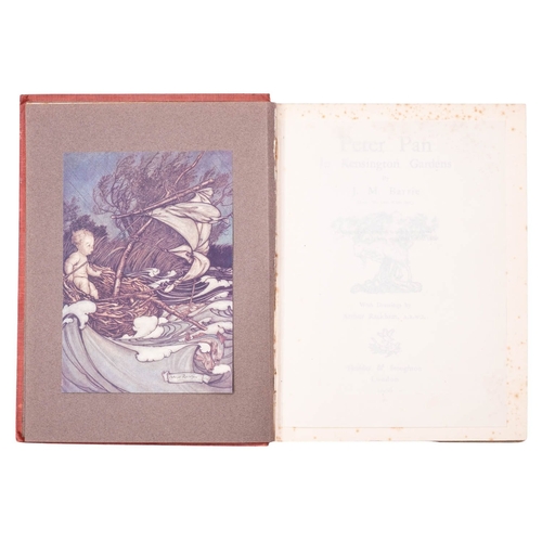 66 - RACKHAM, Arthur (illust.). Peter Pan in Kensington Gardens, 1st trade edition, London: Hodder & Stou... 