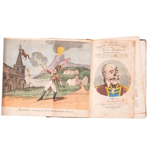 68 - [RASPE, Rudolph Erich]. The Surprising Travels and Adventures of Baron Munchausen, ... Also an accou... 