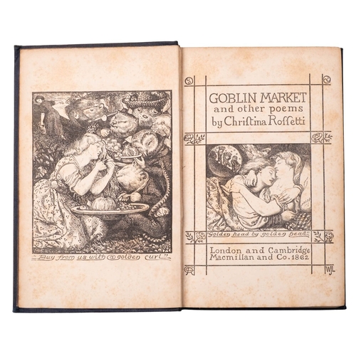 69 - ROSSETTI, Christina. Goblin Market and other poems, 1st edition, Cambridge and London: Macmillan and... 
