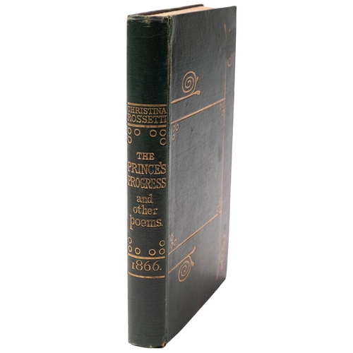 74 - ROSSETTI, Christina. The Prince's Progress and Other Poems, 1st edition, London: Macmillan and Co., ... 