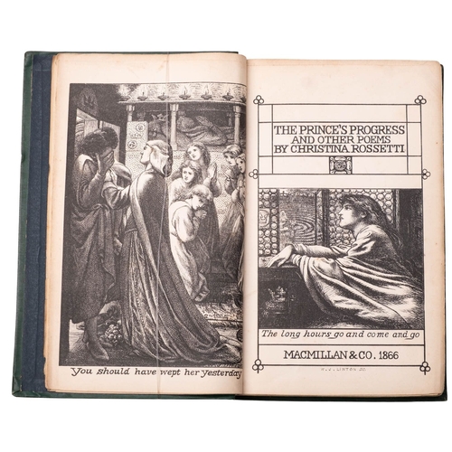 74 - ROSSETTI, Christina. The Prince's Progress and Other Poems, 1st edition, London: Macmillan and Co., ... 
