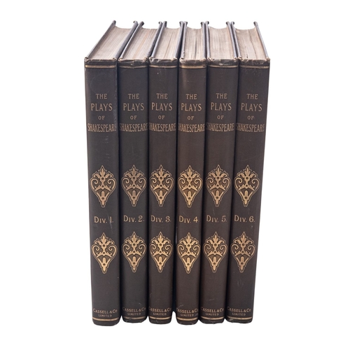 75 - SELOUS, Henry Courtney (illust.). The Plays of William Shakespeare, special edition, 6 vols., London... 