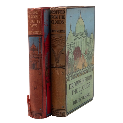 77 - VERNE, Jules. Around the World in Eighty Days, London: Samson Low, Marston & Company Ltd., nd, col. ... 