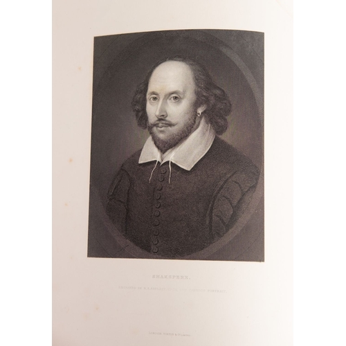 78 - VIRTUE & Co. (pub.). The Shakspere Gallery being a collection of Forty-Five Steel Engravings after p... 