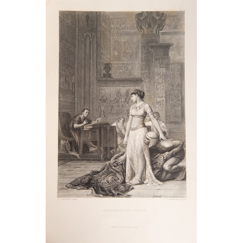 78 - VIRTUE & Co. (pub.). The Shakspere Gallery being a collection of Forty-Five Steel Engravings after p... 