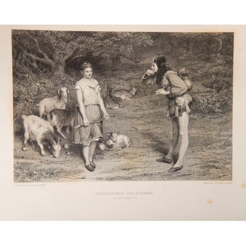 78 - VIRTUE & Co. (pub.). The Shakspere Gallery being a collection of Forty-Five Steel Engravings after p... 