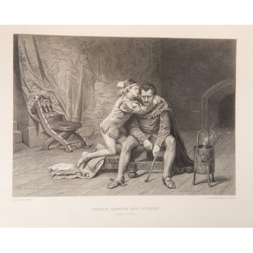 78 - VIRTUE & Co. (pub.). The Shakspere Gallery being a collection of Forty-Five Steel Engravings after p... 