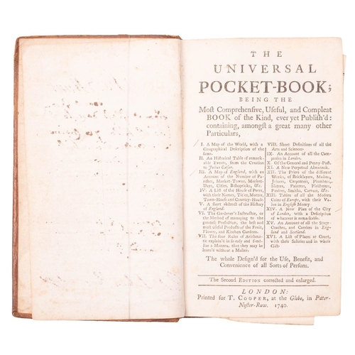 81 - [ANON]. The Universal Pocket Book; being the Most Comprehensive, Useful, and Compleat Book of the Ki... 