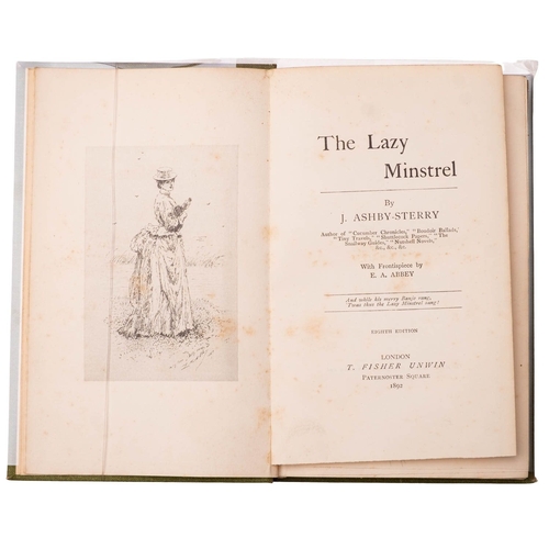82 - ASHBY-STERRY, Joseph. The Lazy Minstrel, association copy, London: T.Fisher Unwin, 1892, (8th ed.), ... 