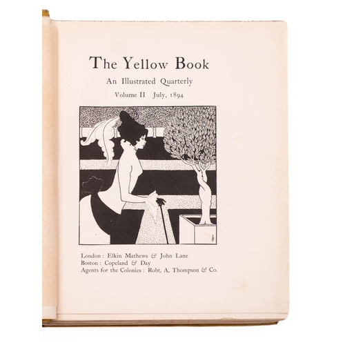 86 - BEARDSLEY, Aubrey, et al. (illust.). The Yellow book, An Illustrated Quarterly, Vol II (only), Londo... 