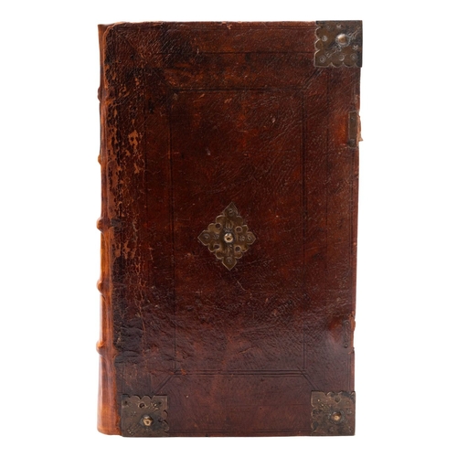 88 - BIBLE [English, King James', with Geneva notes]. The Holy Bible Containing the Old Testament And the... 