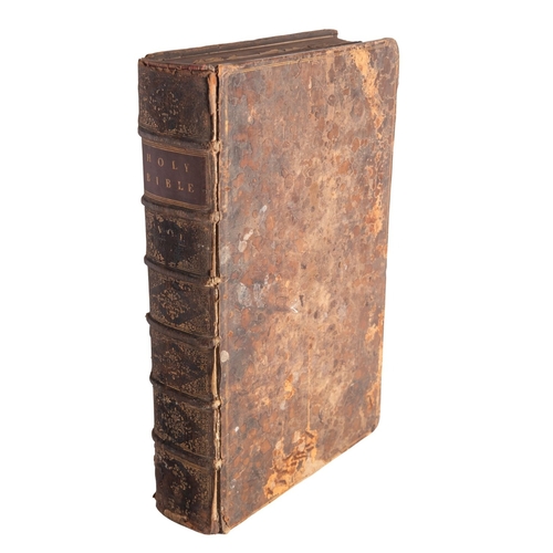 90 - BIBLE, English. SMITH, S. The History of the Old and New Testament: or, a Family Bible..., [one vol.... 