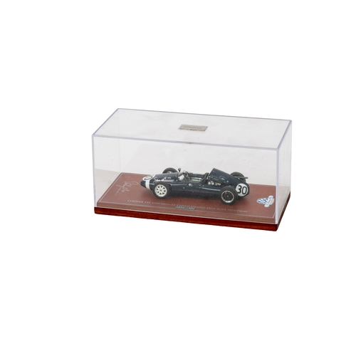 643 - Hotwheels 1/18th scale  Ferrari 250 GT SWB 1st Goodwood Tourist Trophy signed by Stirling Moss, toge... 