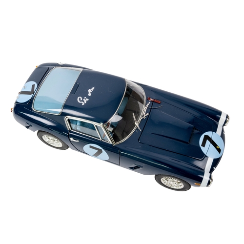 643 - Hotwheels 1/18th scale  Ferrari 250 GT SWB 1st Goodwood Tourist Trophy signed by Stirling Moss, toge... 