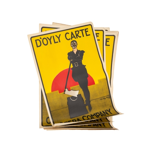 687 - A group of fourteen D'Oyly Carte Opera Company 'Yeoman Of The Guard' single sheet posters after Hard... 